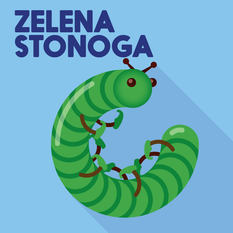 Zelena stonoga L1